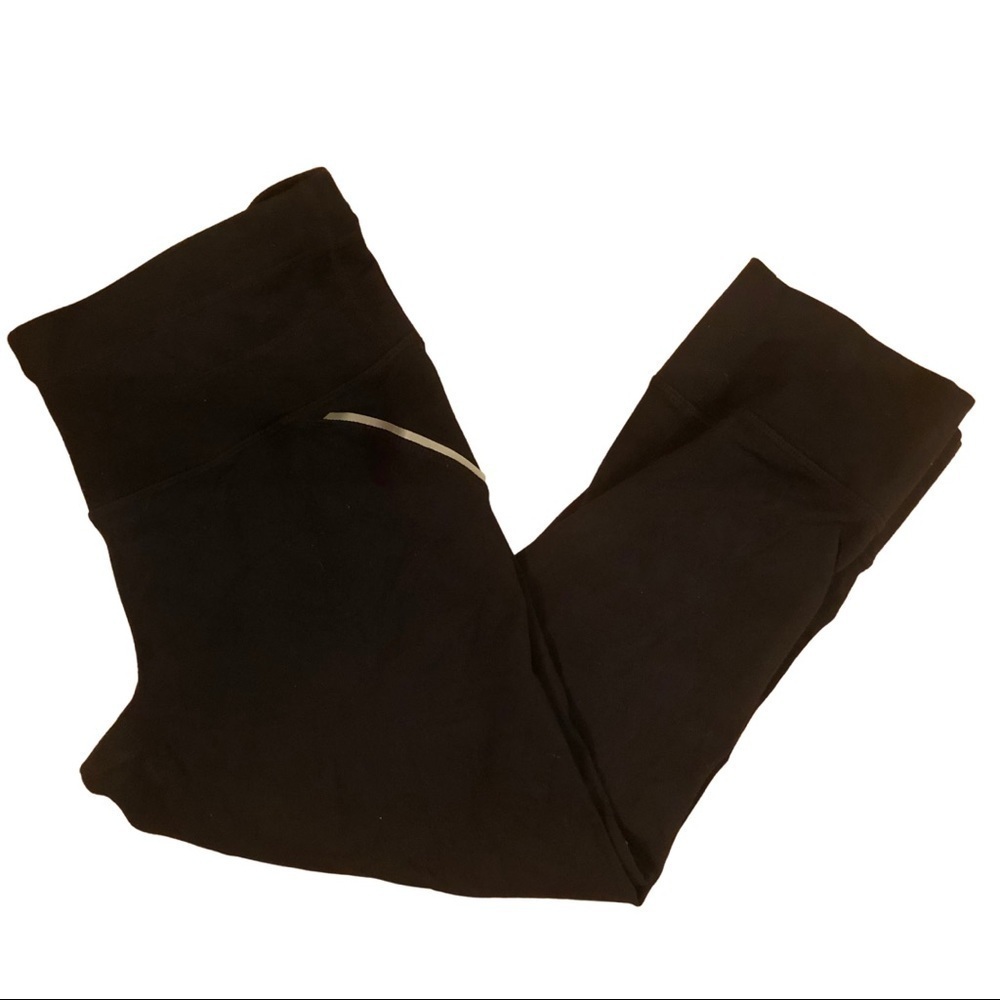 Athleta Black Crop Workout Leggings Size Small
